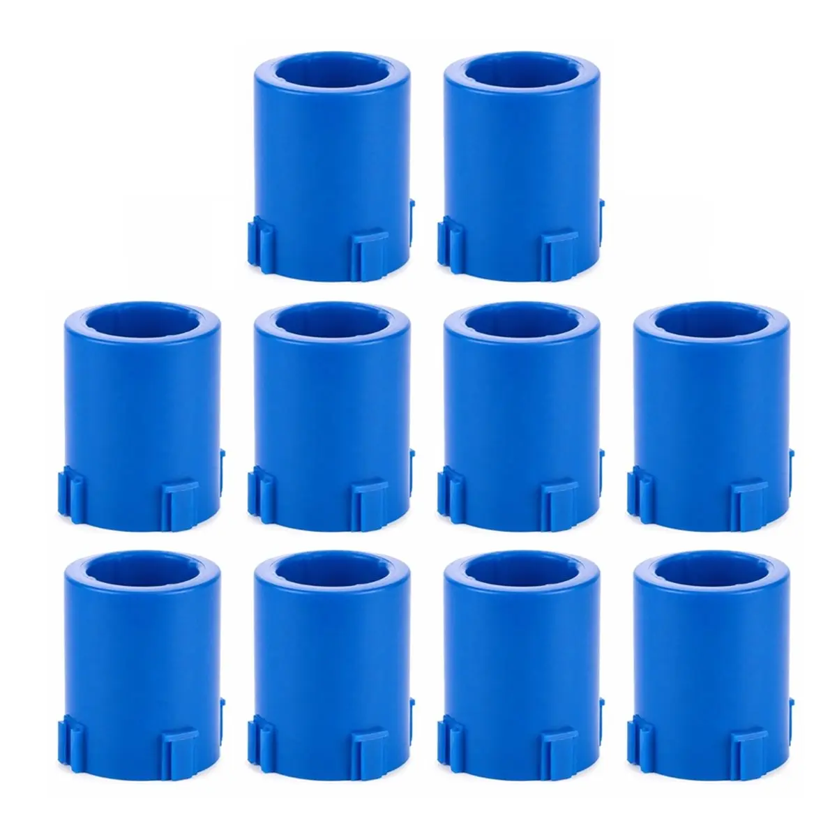 A1380K Centrifuge Tube Rack, Plastic Conical Tube Holder for Lab Bench, Classroom Science Project, Home Hobby, 10 Pcs 15mL SUMME