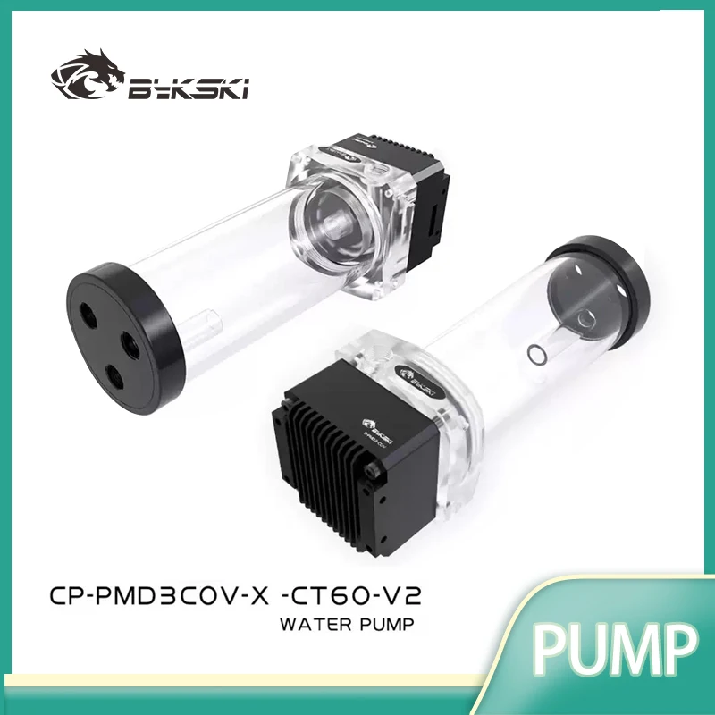 

Bykski CP-PMD3COV-X-CT60-V2 Pump Reservoir DDC Combo Water Cooling Maximum Flow Lift 6 Meters 600L/H Total Length 156/206/256mm