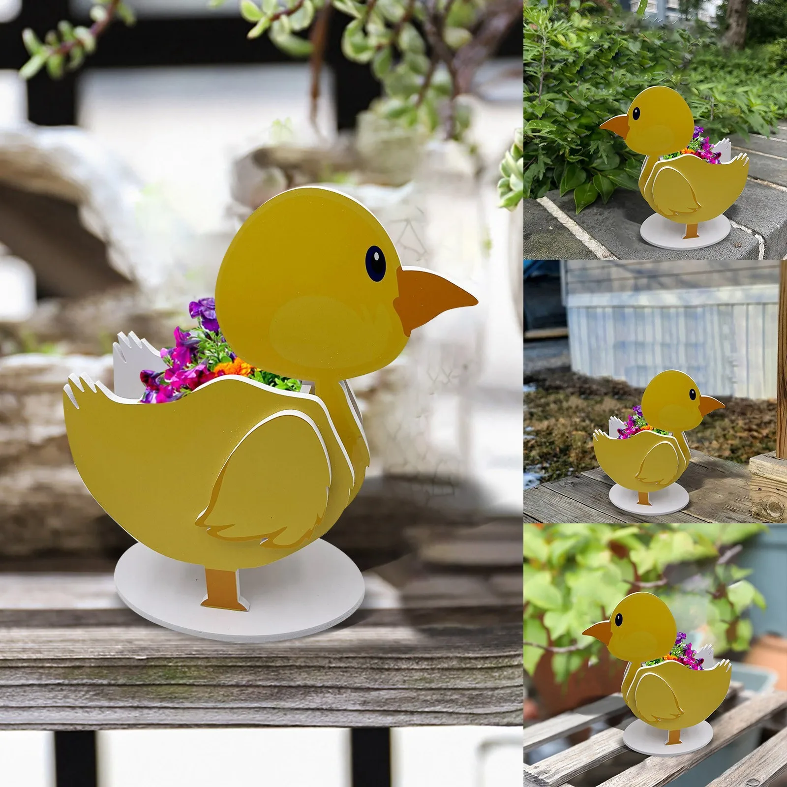 

Chick Garden Flower Pot Chick Cute Animal Flower Pot Flower Pot Storage Container Flower Pot Garden Storage Flower Pot Lamp PVC