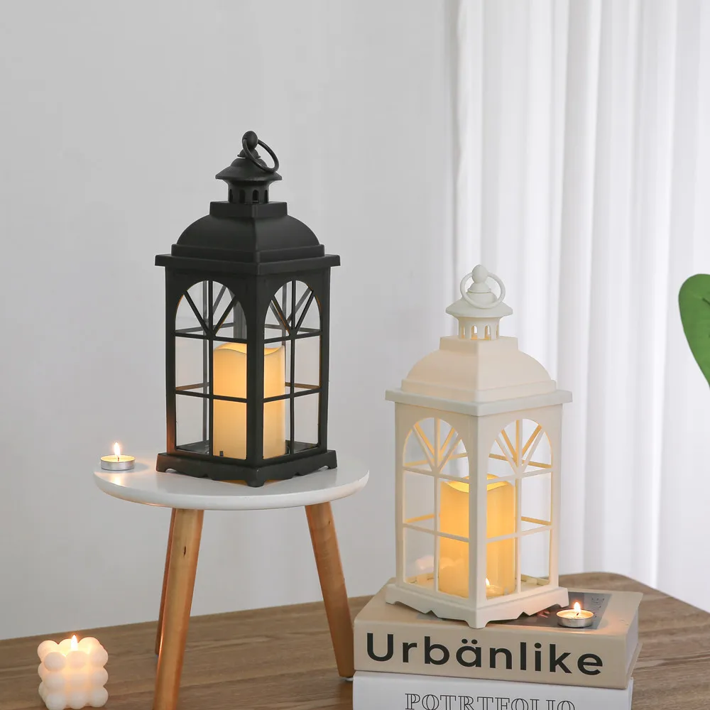 Adornos de decoraciones de boda de luces de vela electrónicas LED de estilo europeo