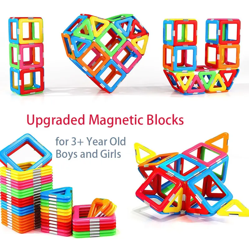 Magnets Toys for Kids Magnetic Building Blocks For Boys Girls Games For Children Age 5 To 7 Building Blocks Set