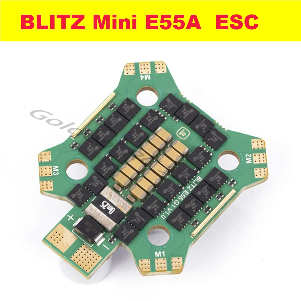 

IFlight BLITZ Mini E55A 4-IN-1 ESC DShot150/300/600 2-6S for FPV Racing Drone