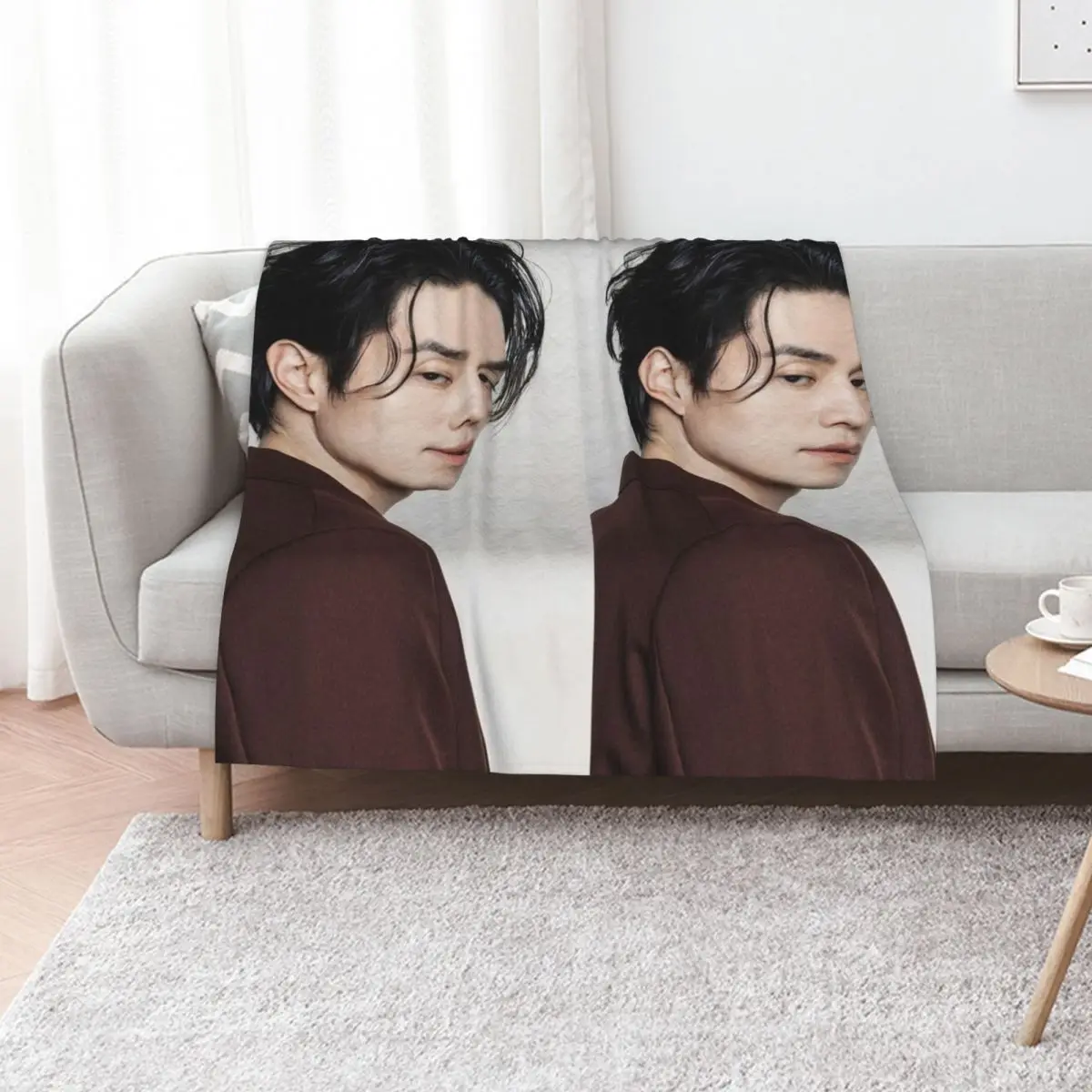 lee dong wook actor Throw Blanket Extra Large Throw Furry Personalized Gift funny gift Quilt Designers Blankets