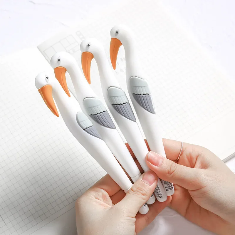 

36PCS Creative Flamingos Middle Gel Pen Cartoon Animal Writing Pen Office Water Pen Stationery Kawaii School Supplies B