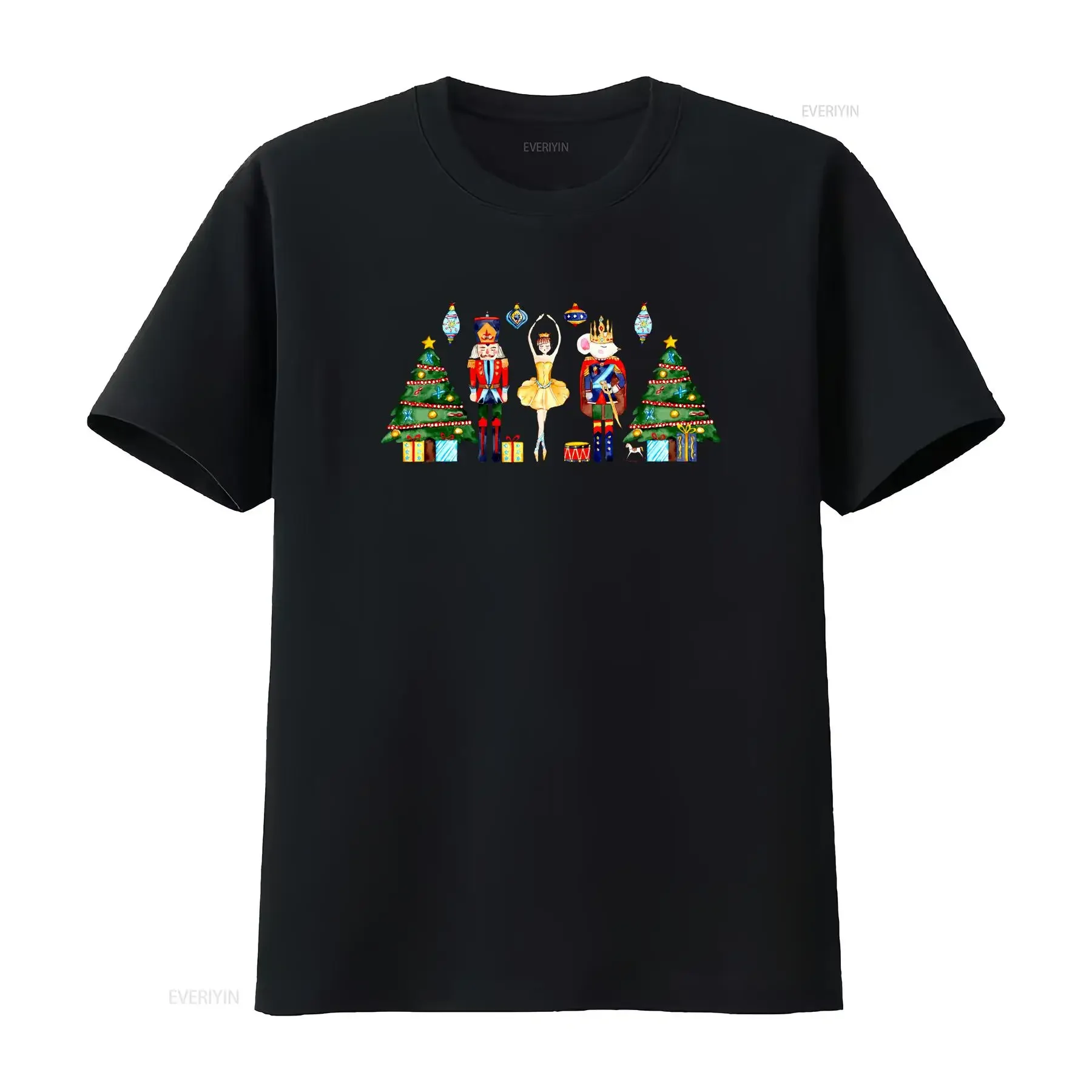 Nutcracker SweaT T Shirt Christmas Party Sweater BalleT vintage Washed Casual designer clothes Breathable Top For Everyday Wear