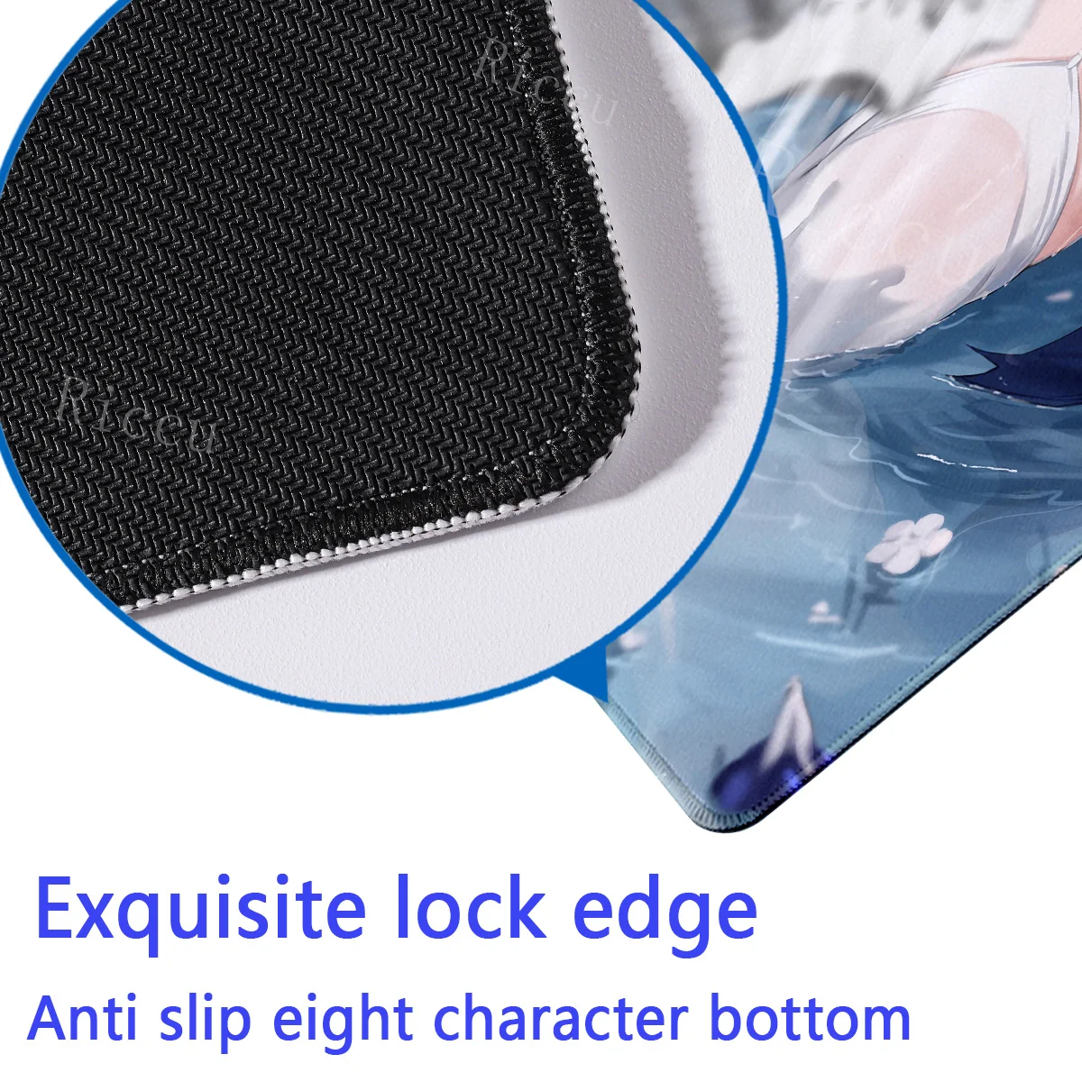Hololive Houshou Marine Large Mouse Pad Laptop Gaming Keyboard HD printing Desk Mat Gaming Office Anime PC 400x900mm Mousepad view 6