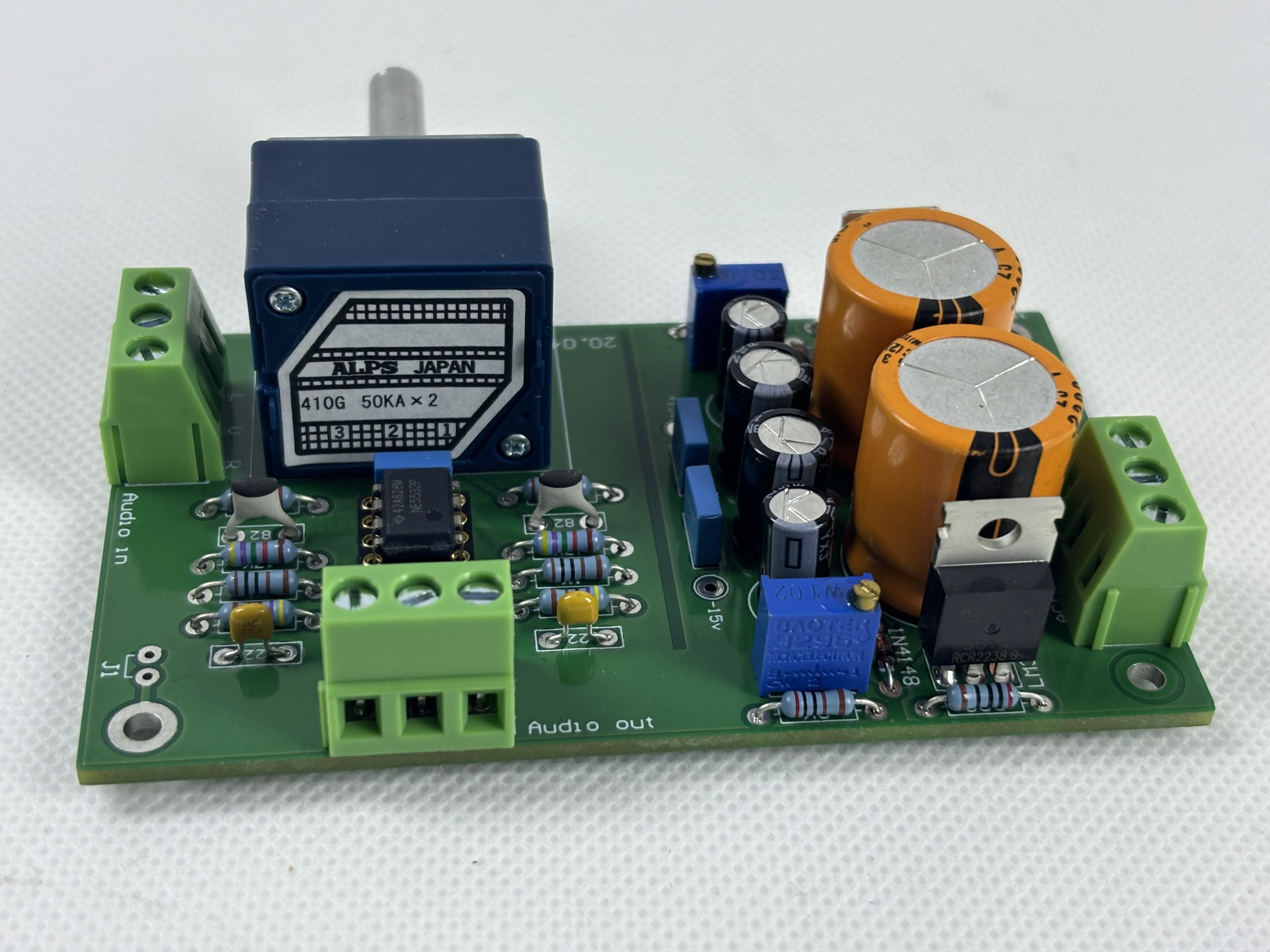 Ultra Low Distortion, Ultra-low Noise,Fully Directly Coupled Dual op Amp Preamplifier Board,ALPS16 ALPS 27