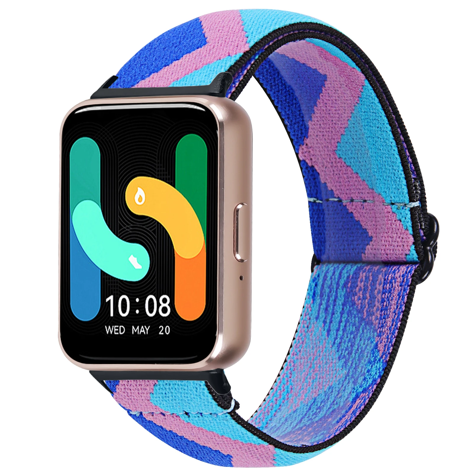 Elastic Woven Strap For Samsung Galaxy Fit 3 Watchband Colorful Sport Band For Samsung Galaxy Fit 3 SM-R390 Bracelet Accessories