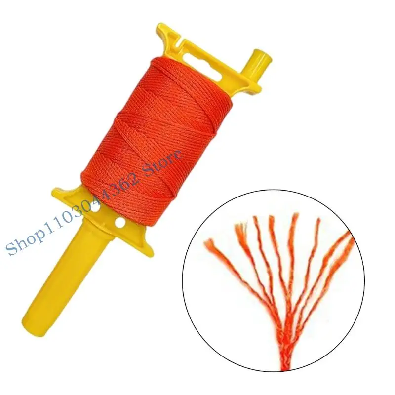 540Ft sterk fluorescerend nylon uitlijnkoord met geïntegreerde waterpassen en eenvoudig intrekhandgreepmechanisme