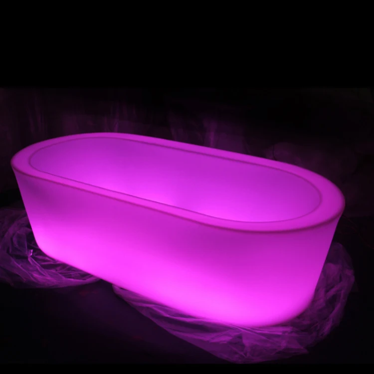 Bathtubs with RGB Color Lighting Whirlpool Multifunctional Portable Plastic Basins Kids Swimming Baby Wash Basin