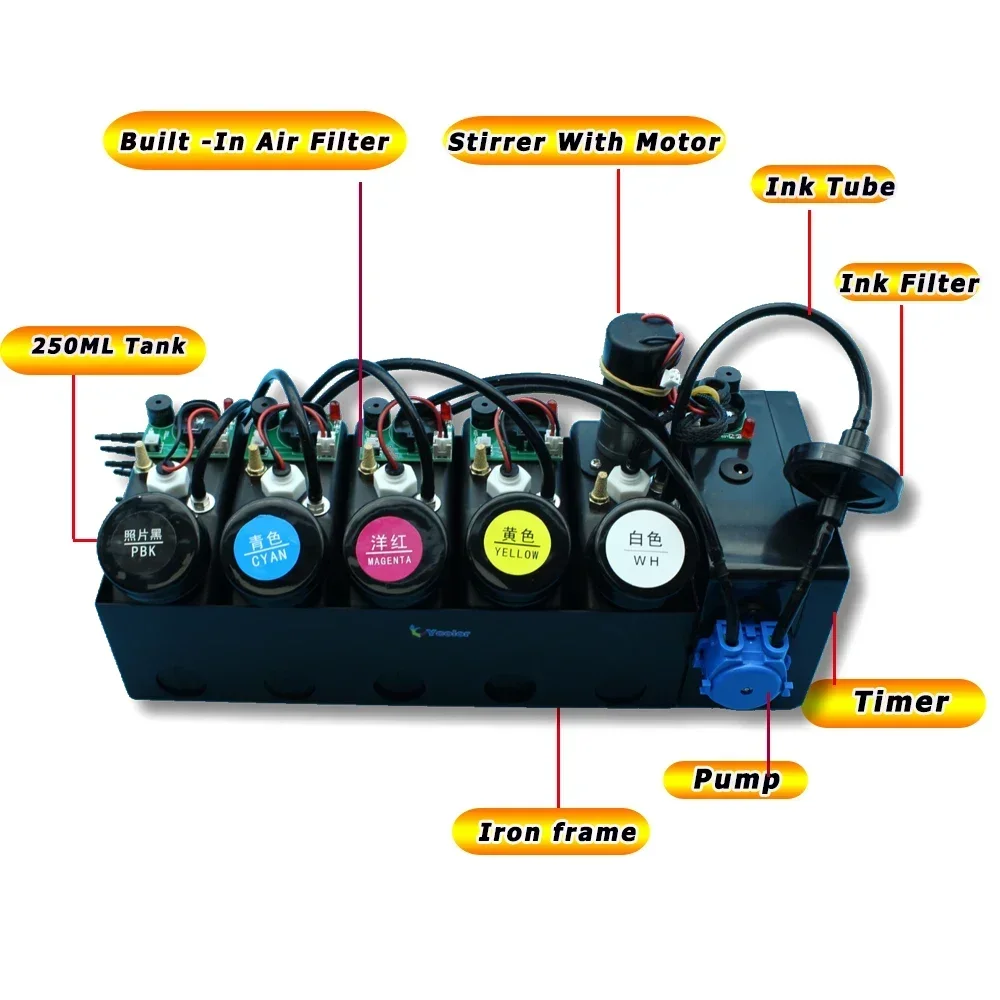 UV Módosítás Munkaeszköz számára epson UV Konvertál kits vel Keményedés Villanyégő ligh Változtat UV DIY állítsa Bennyomás Fehérítőszer tint Hidegrázás Agitátor Keverőpult