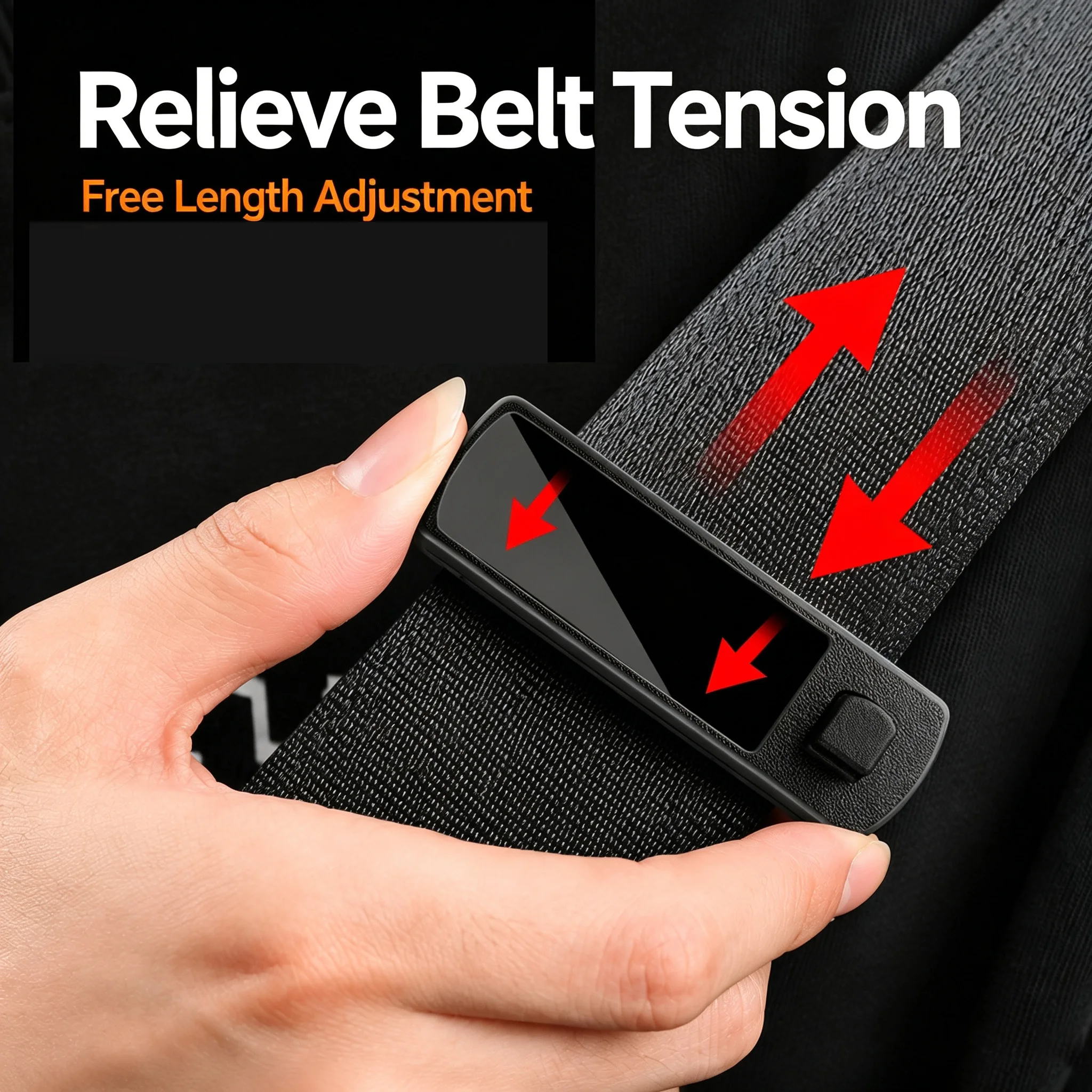 Car Seat Belt Holder Clip ABS Safety Belt Clip Prevent Falling Universal Seat Belt Accessories Stay in Position Auto Interior