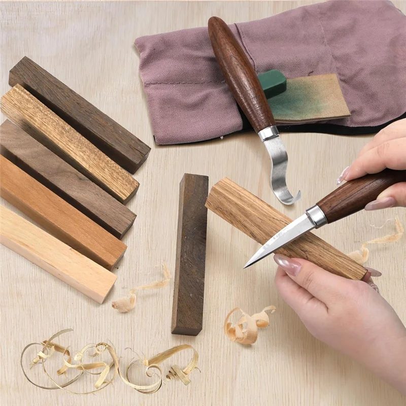 

Professional 10 Pack Exotic Wood Pen Blanks For Pen Turning, Unfinished Carving Blocks, For Pen Making Supplies DIY Crafts
