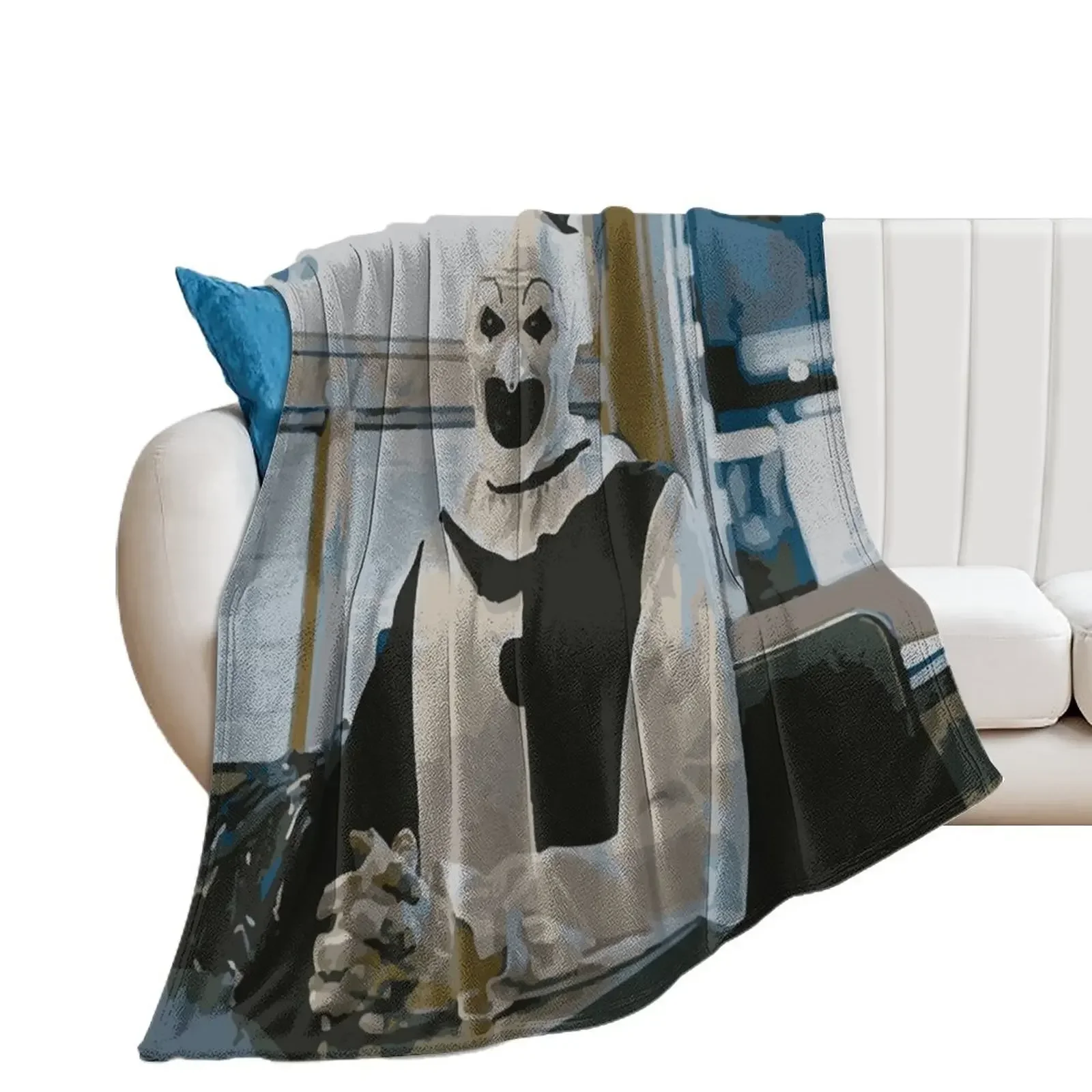 

Art The Clown - Terrifier Throw Blanket Fashion Sofas Kid'S Blankets