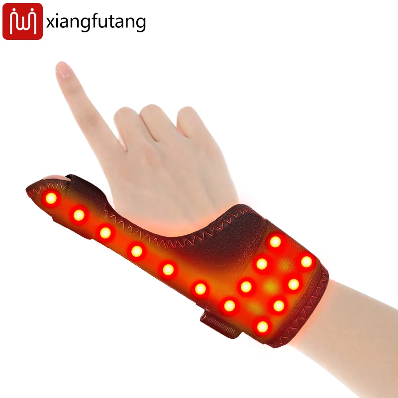 

Electric Heating Wrist Vibration Pad with Three Gear Hot Compress USB Massager for Tendonitis Relief Wrist Support Relax Brace