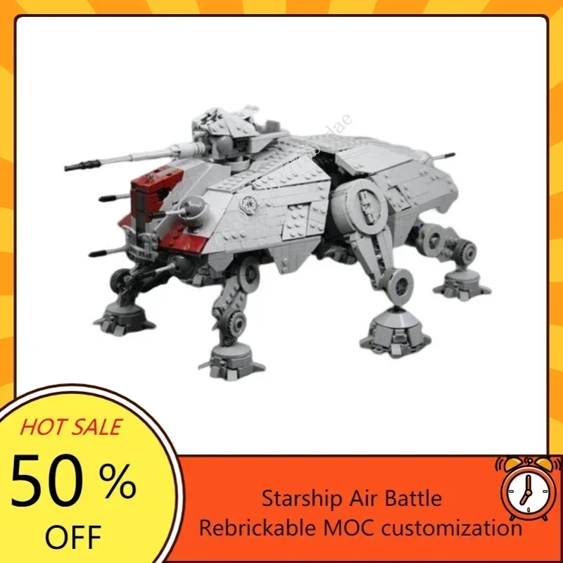 2511PCS Space Battle The Definitive Republic AT-TE Star Movie Ultimate Custom Collection Assembly Puzzle Children birthday toys