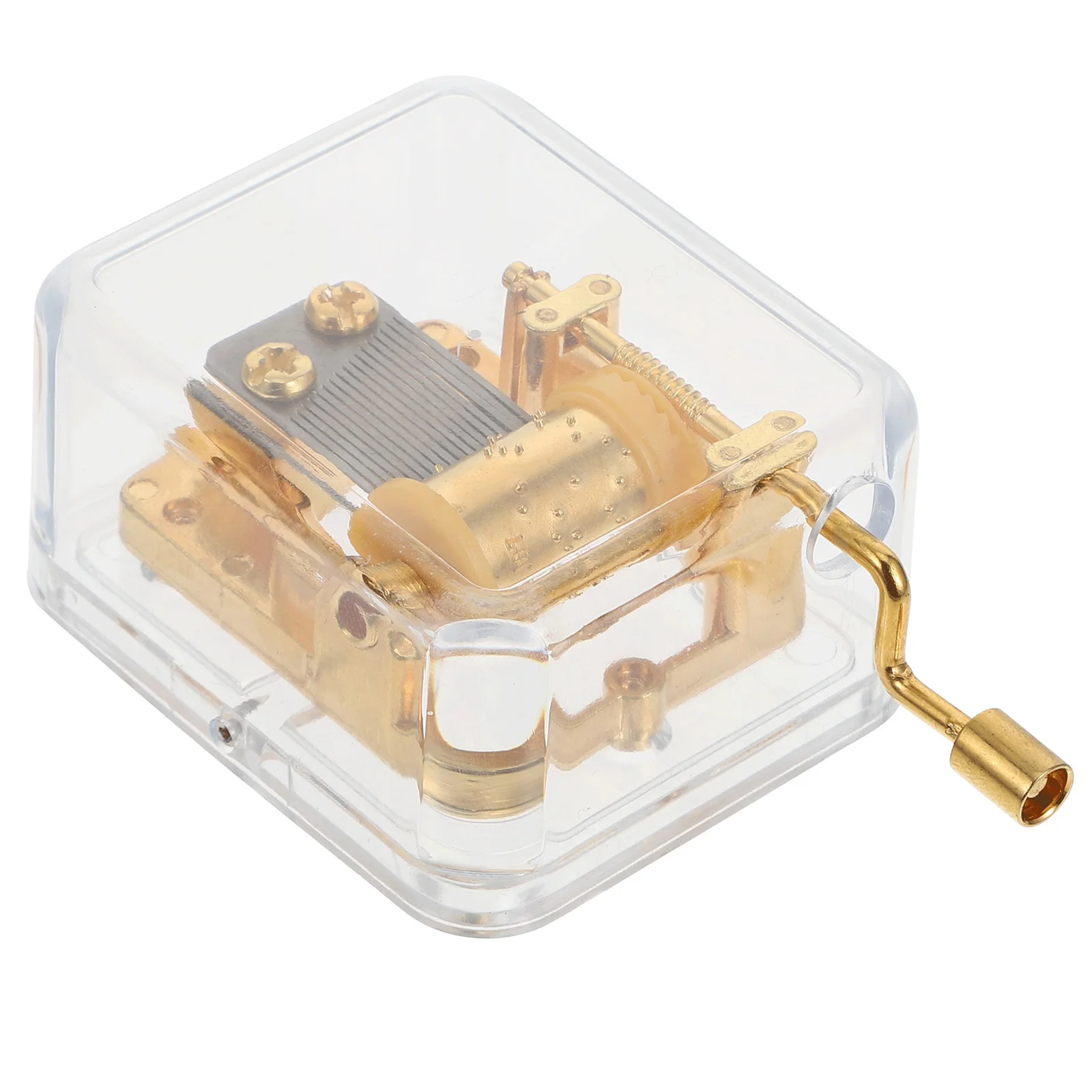 

1Pcs Exquisite Manual Music Box High-Grade DIY Melody Box for Holiday Gift Desktop Adornment Retro Mechanical Craft Ornament