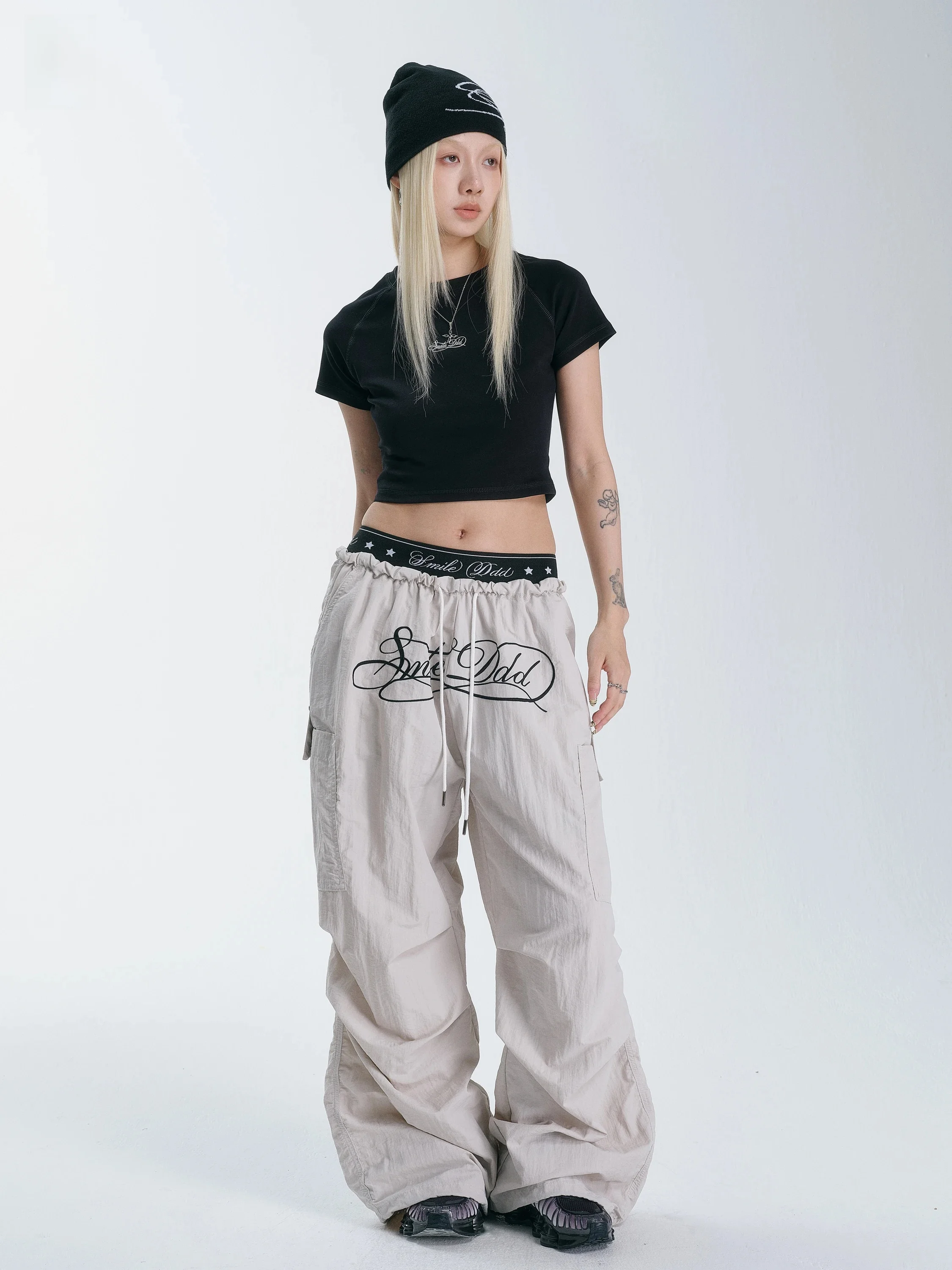Slim Fit Quick Dry Lightweight Breathable Adjustable Waist Street Dance Sports Pants for Women Comfortable Fashion Workwear