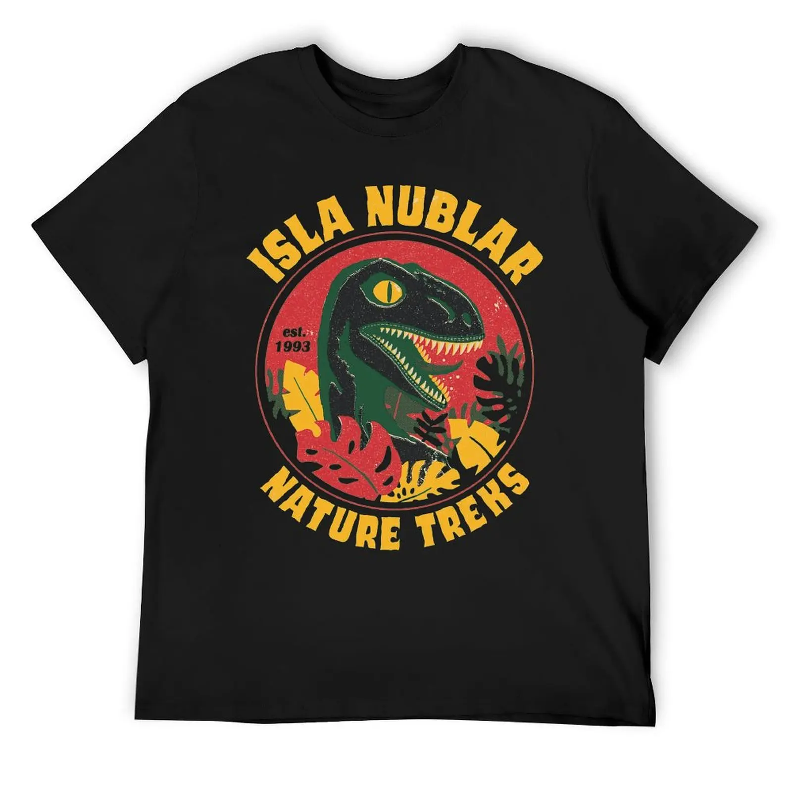 Isla Nublar Nature Treks Classic For Sale T-shirt Fresh Campaign Tees Vintage Fitness Humor Graphic USA Size