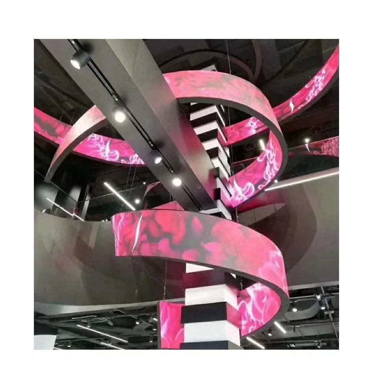 P1.86 P2 P2.5 P3.076 P4 P5 Мягкий светодиодный экран Высококачественная реклама в помещении