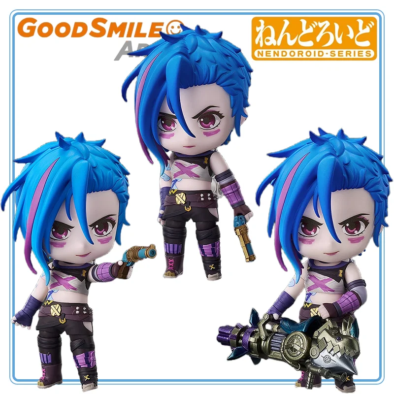 

【100%Автентичные】ХОДНЫЕ ПОМАЗНЫЕ АРТИИ Оригинальные НОВЫЕ Arcane Jinx Nendoroid ( # 2678) Arcane Ver. Фигурка гаражного комплекта модель игрушки