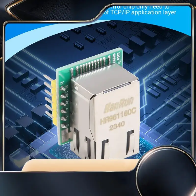 

2PCS/LOT USR-ES1 W5500 Chip New SPI To LAN/ Ethernet Converter TCP/IP Mod Module-N34R