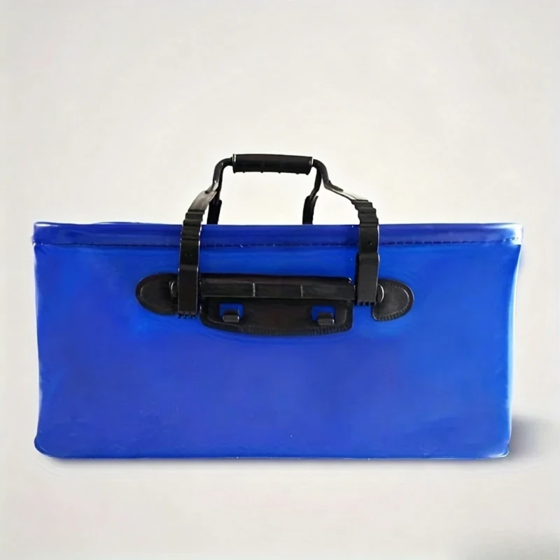 With Tote Bag 18-Inch Blue Plastic Paint Barrel EVA Material Foldable Surface Paint Roller Tray