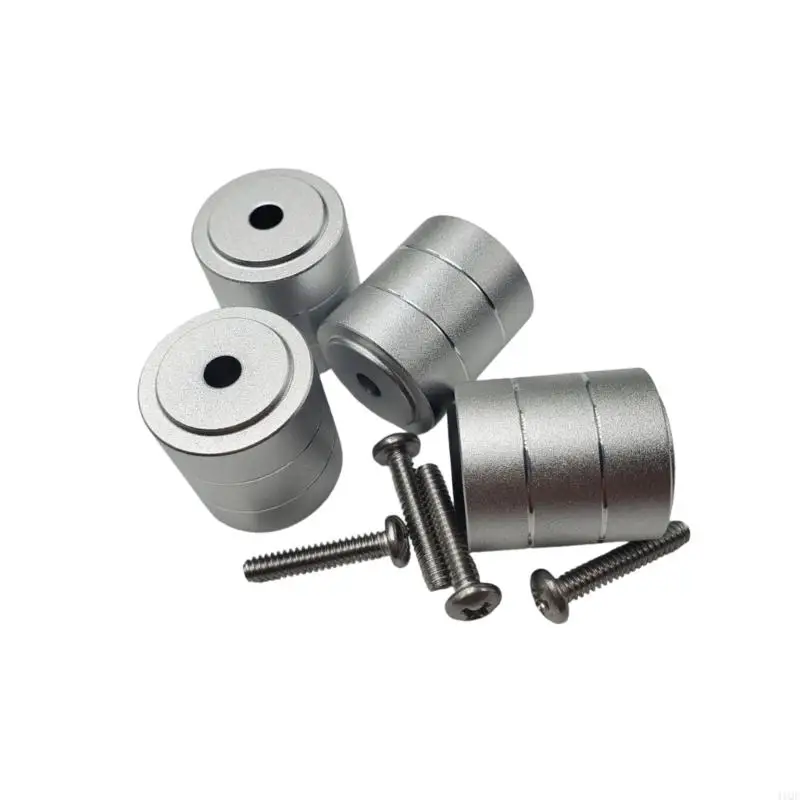 Protector suelo antideslizante para chasis PC, patas aluminio, amortiguador vibraciones, novedad 2025