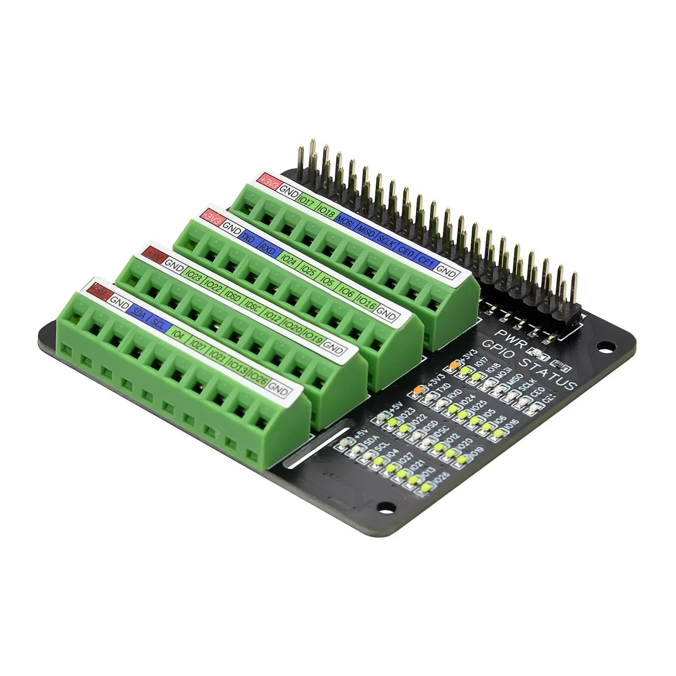 For Raspberry Pi Gpio Expansion Extension Board Screw Terminal Hat For Raspberry Pi 2B/3B/3B+/4B/Zero/Zero W