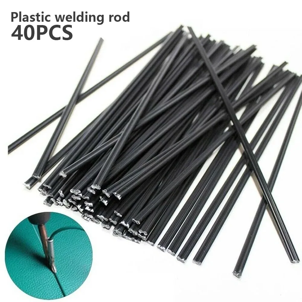 40pcs Black PP Welding Rods Black PP PP Rod For Welding Plastic Repair