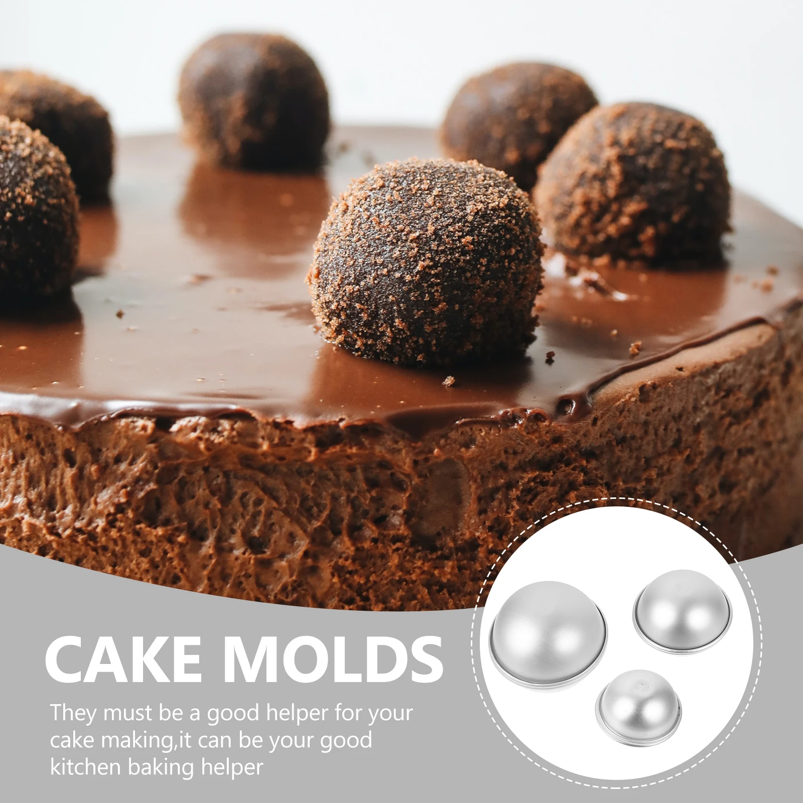 

1 Set Of Aluminium Alloy Baking Mold Sturdy Cake Pans For Home Nonstick Mini Pudding Cheese Cake Muffin Molds Household