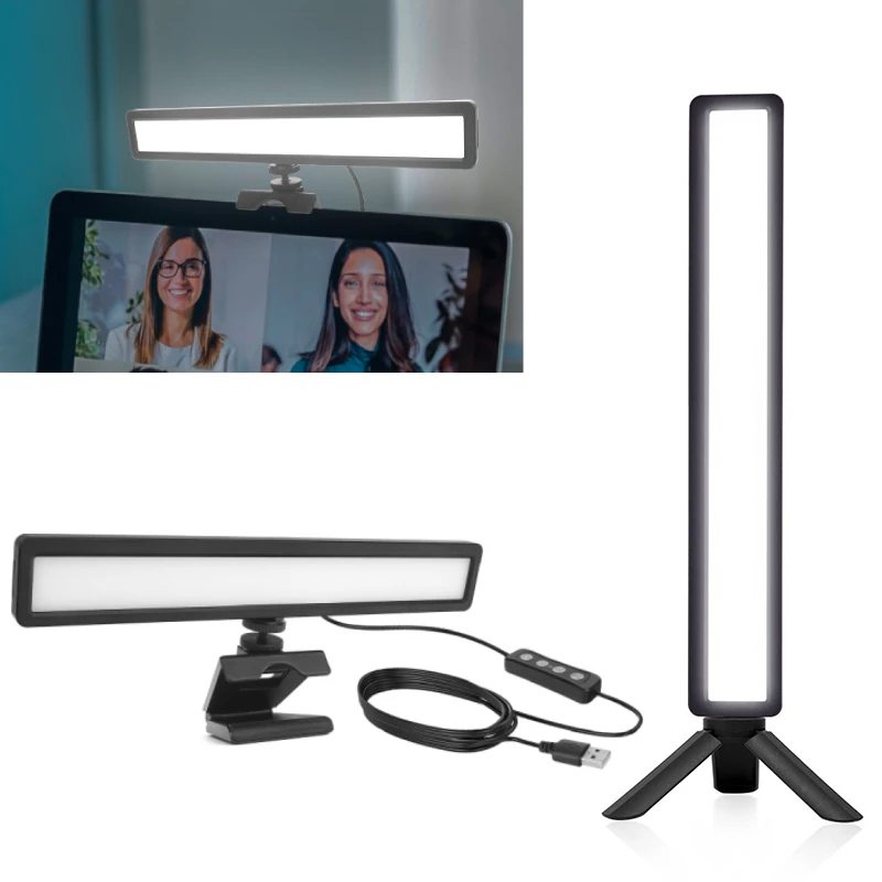 LUXCEO WS66 LED Screen Light Bar Laptop PC Computer Lighting Home Office Live Streaming Meeting Hanging lamp kit