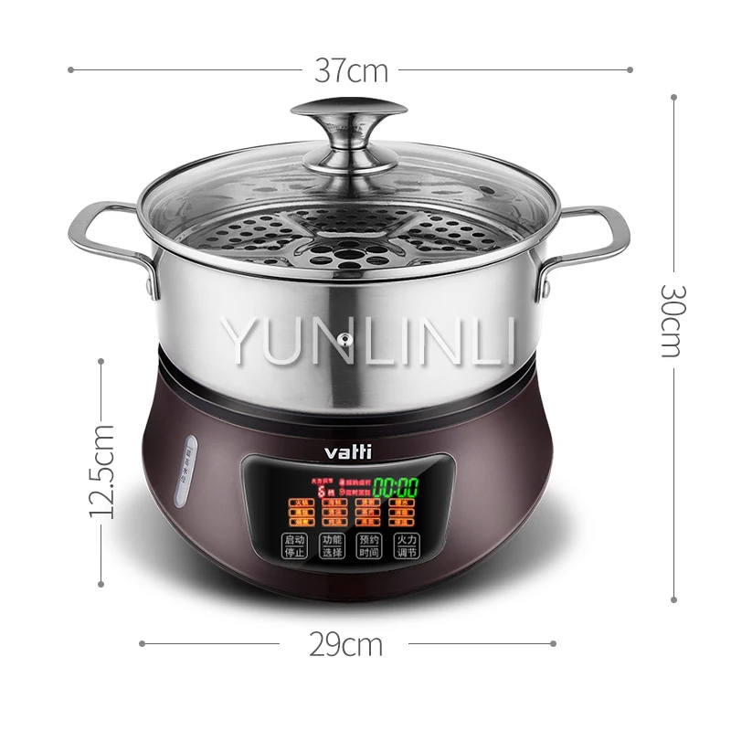 المنزلية الكهربائية باخرة إناء/ قدر متعدد الوظائف طباخ البخار الكهربائية البخار المطبخ وعاء البخار الكهربائي