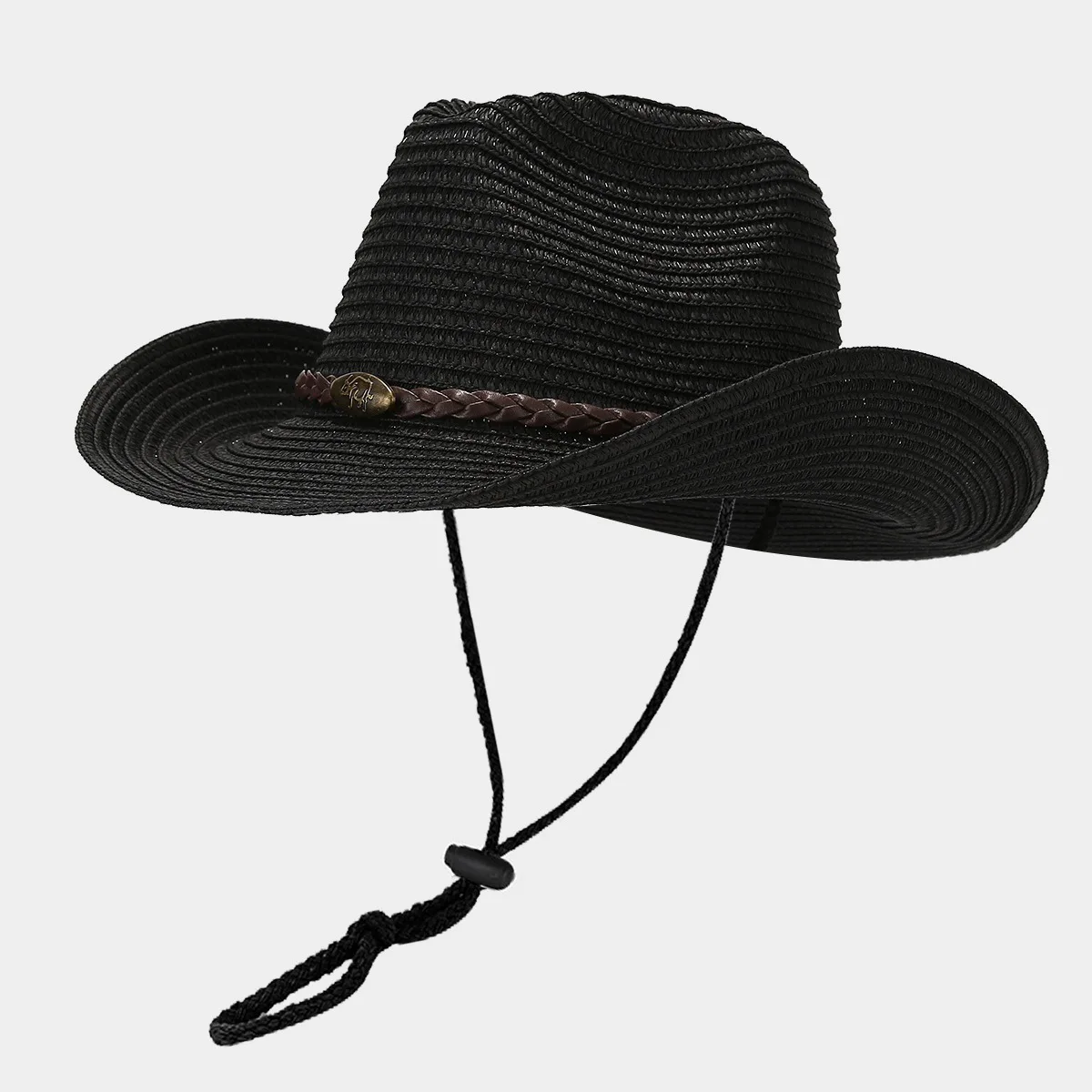 Neuer Damen-Sonnenhut mit Schleife, Strohhut für Frühling und Sommer, Strandhut für Frauen