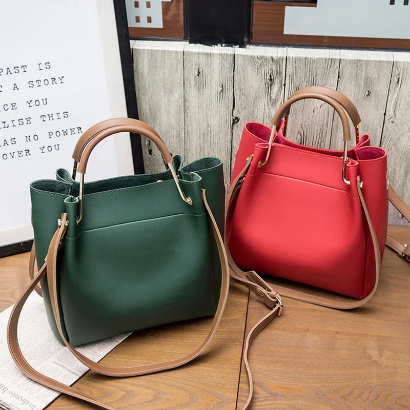 

Women Leather Handbag Large Capacity Woman Casual Tote Bag Lady Messenger Shoulder Bag Brand Design Big Totes Сумка Designer Bag