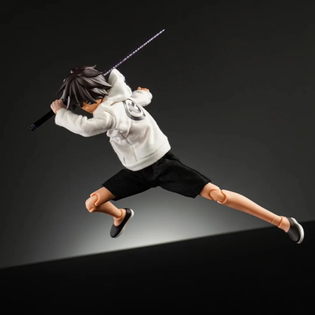 GONG STUDIO ciseaux sept figurine 1/8 échelle Joint mobile poupée tissu robe décoration de bureau modèle à collectionner jouet cadeau