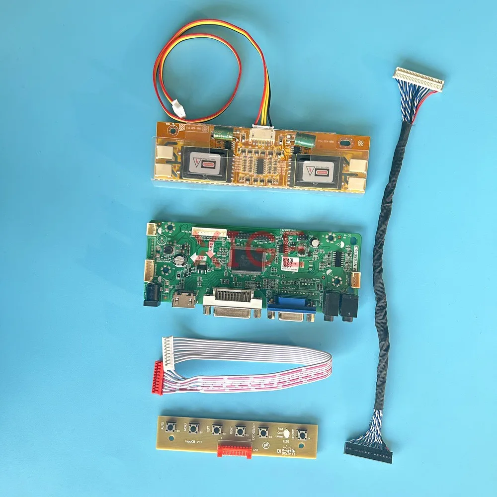 

For HSD190MGW1 SVA190WX1 TMS190WX1 LCD Driver Controller Board Monitor HDMI-Compatible 30Pin LVDS 4CCFL VGA DVI Kit DIY 1440*900