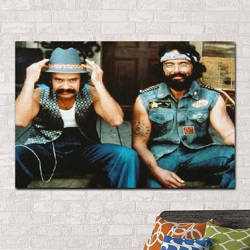 Cheech Chong Poster Comedy Duo Canvas Painting High Definition Print Wall Art Picture for Bedroom Home Decor