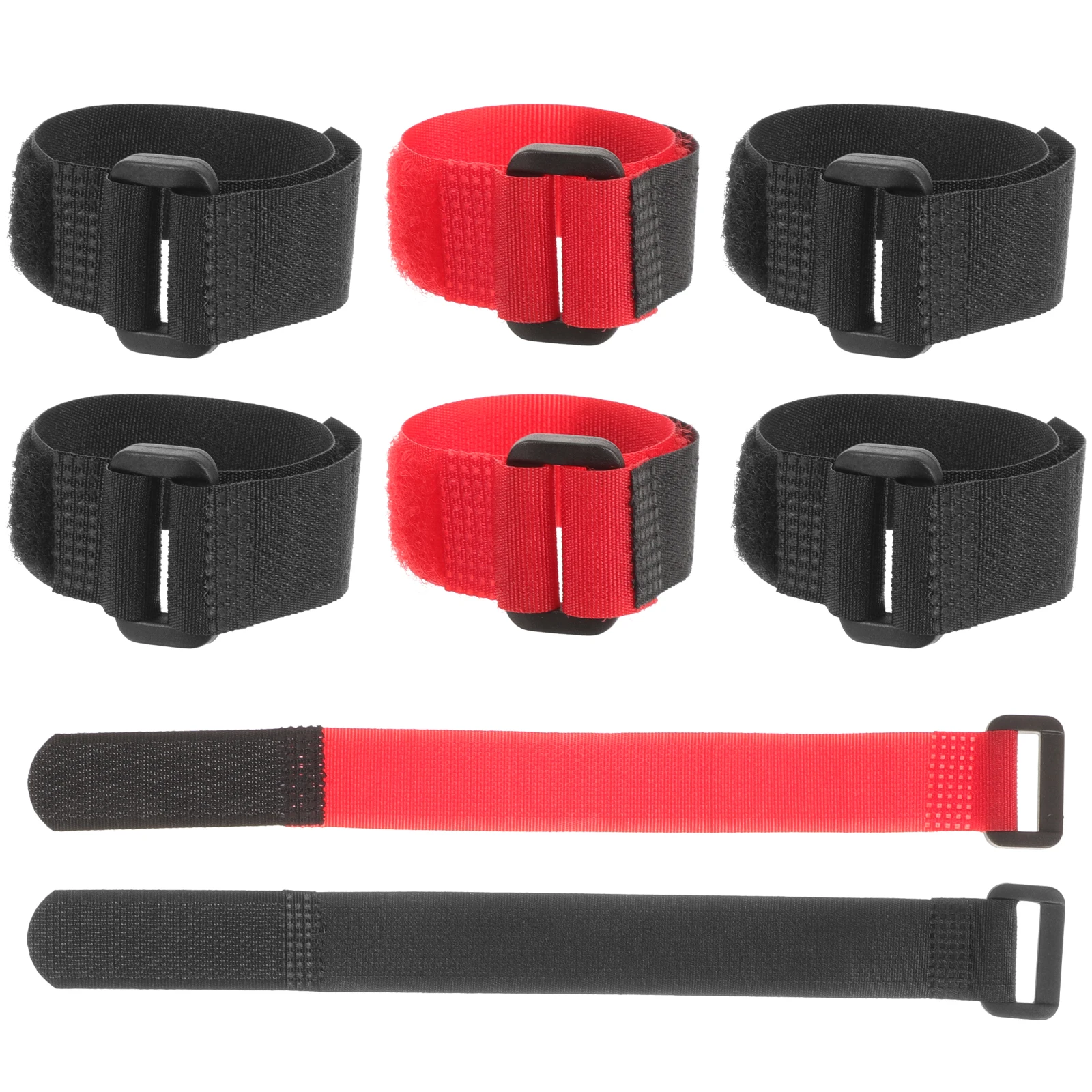 

8 Pcs Anti Crowing Rooster Collars Noise Free for Chicken Goose Red Black Nylon Adjustable Stop Screaming