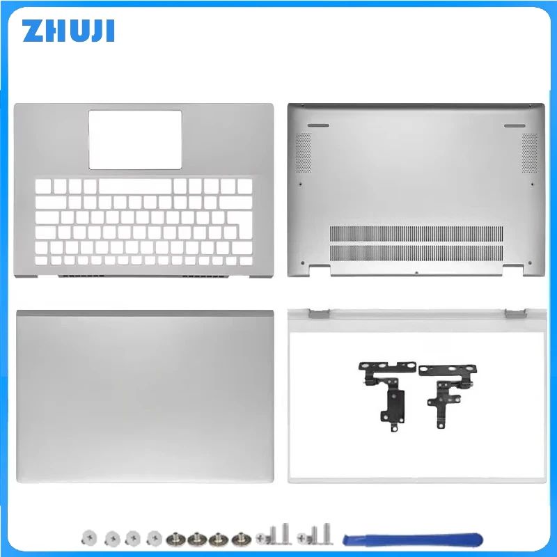 

For Inspiron 14 5401 5402 5405 New Laptop LCD Back Cover/Front Bezel/Palmrest Upper Top lower Bottom Case Hinges