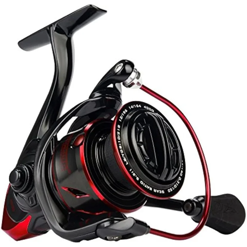 

KastKing Sharky III Fishing Reel - New Spinning Reel - Carbon Fiber 39.5 LBs Max Drag - 10+1 Stainless BB for Saltwater