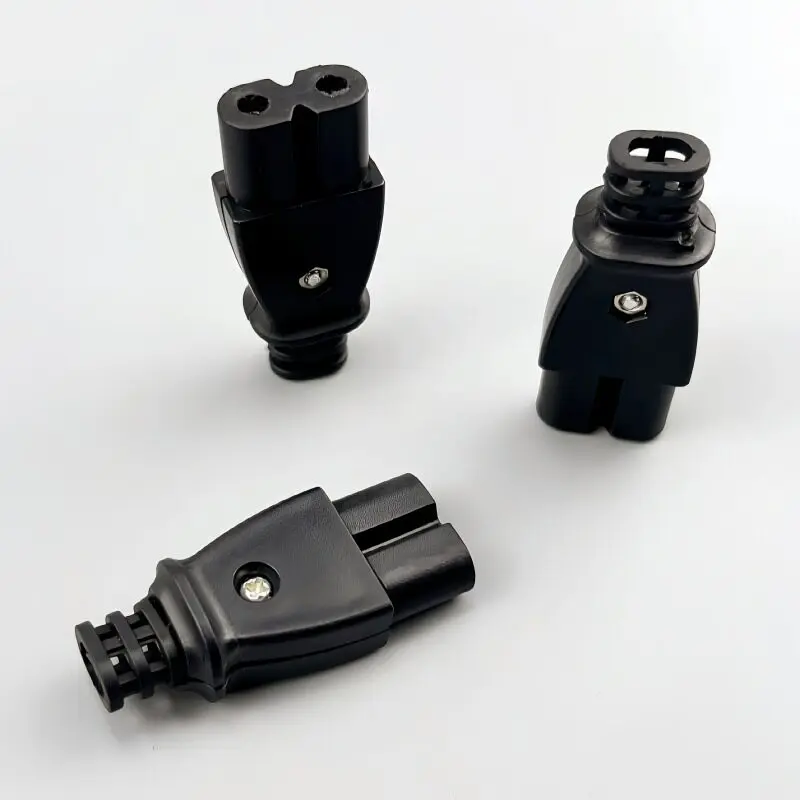 

C8 male power socket C7 female plug power outlet embedded electric connector connector 35mm*15mm AC 2.5A 5A 250v
