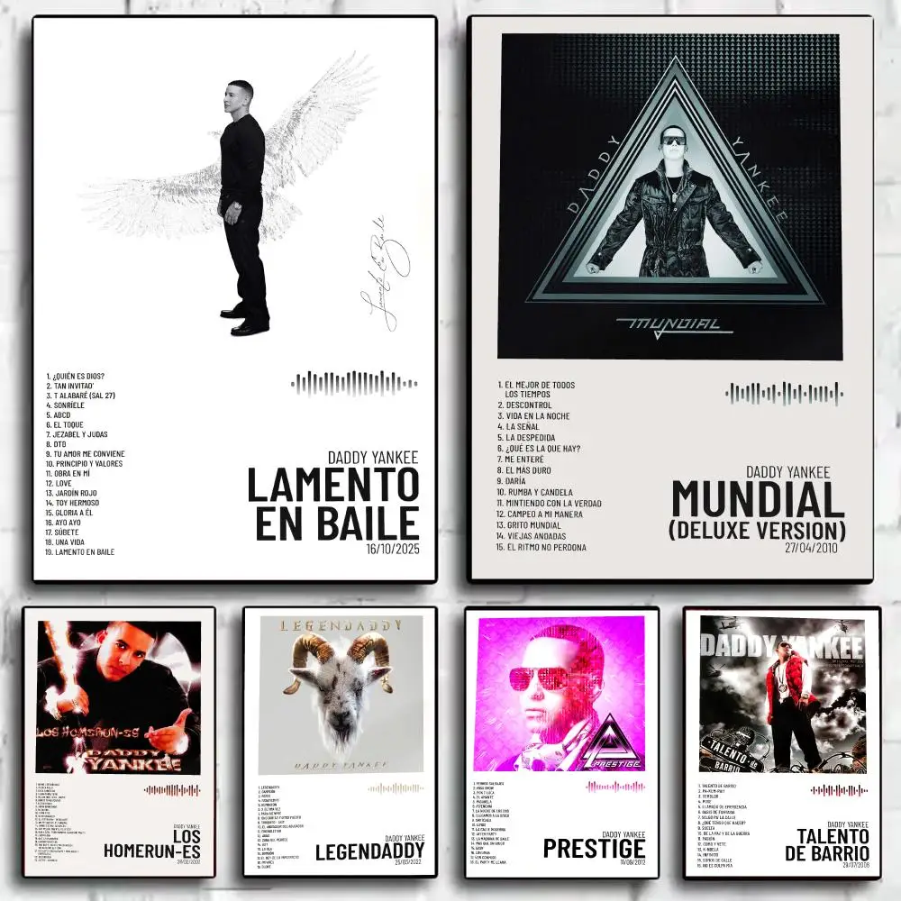 Pôster do Álbum D-Daddy Y-Yankee, Adesivos de Parede HD, Decoração para Casa, Ideia de Presente para Quarto e Sala de Estar