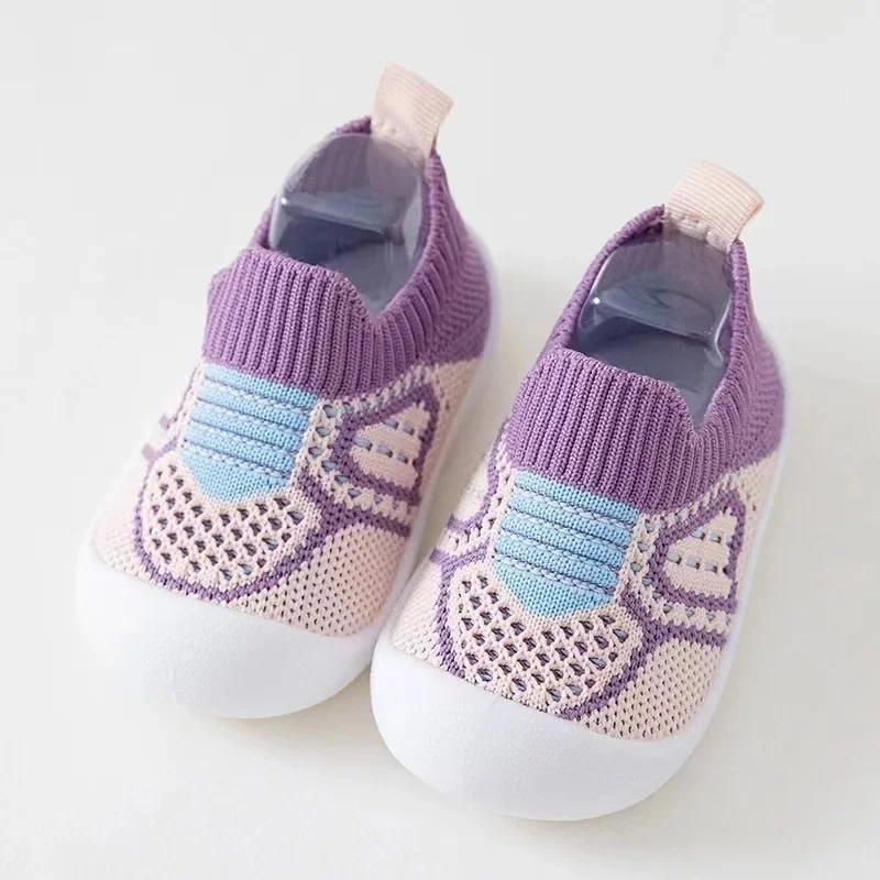 2025 New Children's Toddler Shoes Non-slip Soft-soled Baby First Walkers Stretch Breathable Kids Shoes for Girls Boys Zapatos