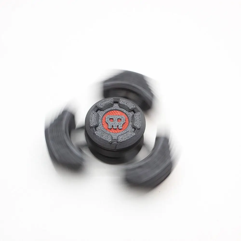 플라스틱 3D 인쇄 Fidget Spinner 회전 저항 없음 손가락 자이로 장난감 슬라이더 콤보 회전 3D 자이로 스코프 크리스마스 선물