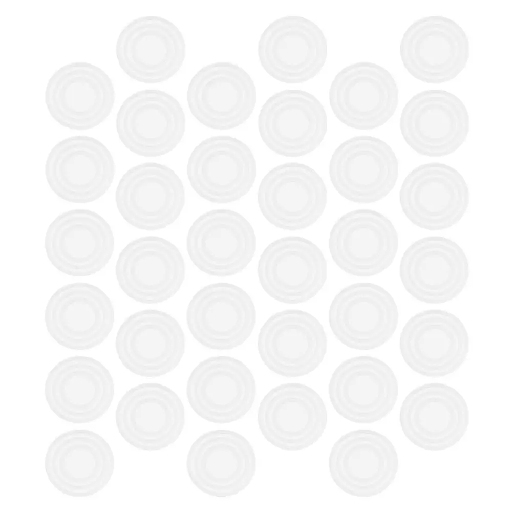 100Pcs Clear Silicone Tabletop Grippers Anti Slip Pads Furniture Bumpers Glass Surface Protectors Cabinet Door Rubber Bumpers