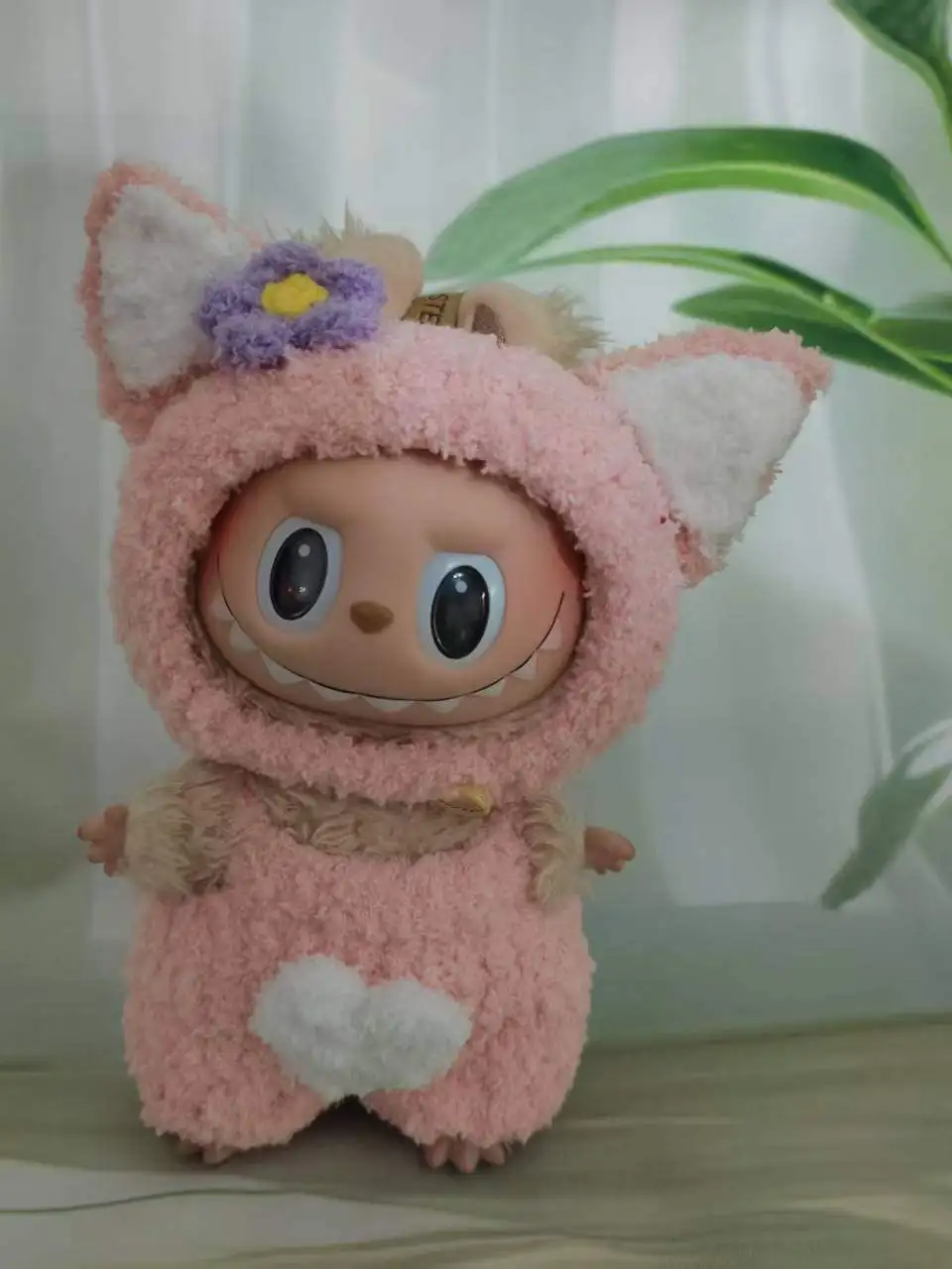 

7cm Labubu Doll Clothes Knitted aron Face Replacement Outfits for Boys And Girls Trendy Toy Dolls Accories