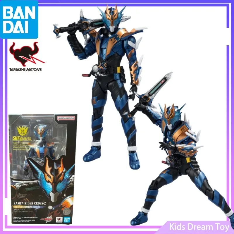 

Bandai в наличии, оригинальные S.H.Figuarts KAMEN RIDER CROSS-Z -HEISEI GENERATIONS EDITION- Аниме Фигурки Игрушки ПВХ Коллекционные