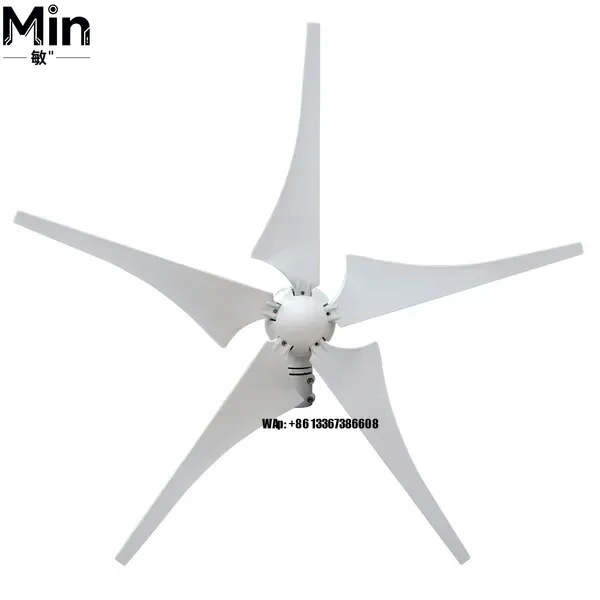 

Low Start Speed Wind Generator 300W 12/24V Horizontal Axis Wind Turbine Home Wind Equipment
