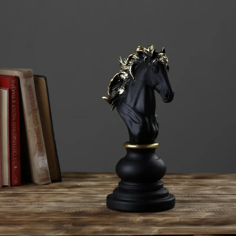 Vintage Americana Home Decor Classic Chess Set Tabletop Display Rustic Living Room Office Desk Ornament Unique Decoration Crafts
